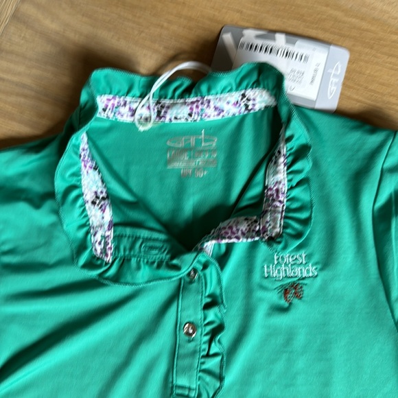 NEW WITH TAGS Golf/ Tennis polo with ruffle. Pairs excellent with posted set. - Picture 2 of 7